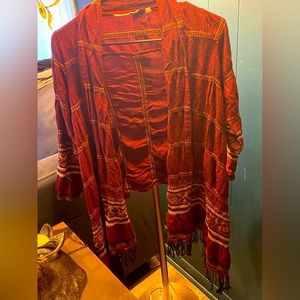 XS Soft Surroundings Aztec Cardigan